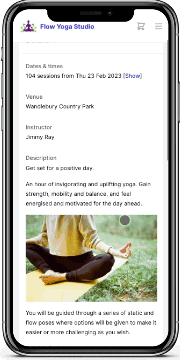 Streamlined booking process